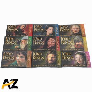 Lord of the Rings pin set of 9 rare Vintage LOTR Vintage